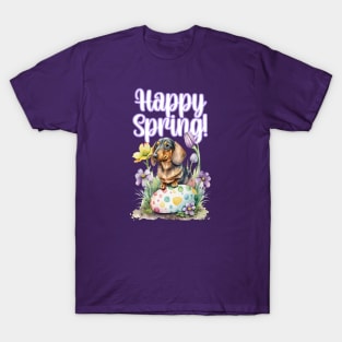 Happy Spring Dachshund T-Shirt